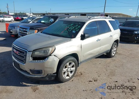 2014 GMC Acadia Sle-1 из США, поврежденный, VIN 1GKKRNED6EJ356272